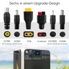 Leehitech 6 in 1 Solar Charging Cable Solar Adapter, Universal