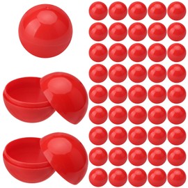 HENGBIRD Lottery Balls Pack of 50 Balls for Opening 3 cm Plastic Balls for Filling Bingo Balls Round Capsules for Filling Ideal for Lotto Ball Machine Competitions Tombolas Festivals and Game Parties
