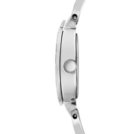 GUESS Women's 22mm Watch - Silver Tone G-Link Silver Tone Dial Silver Tone Case