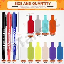 Tanstic 33Pcs Cable Labels, Multi-Color Electronic Cable Tags, Waterproof Cable Tags, Write On Wire Tags, Cable Tags for Computers Cable Management and Identification