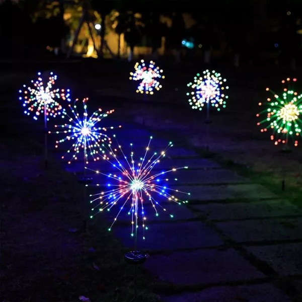 Extreme Beauty Guirnalda Luces Led Aire Libre Fuegos Artificiales Hadas