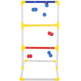 Portable Ladder Ball Toss Game Set Indoor Outdoor Patio Backyard Lawn Game for Adults and Kid