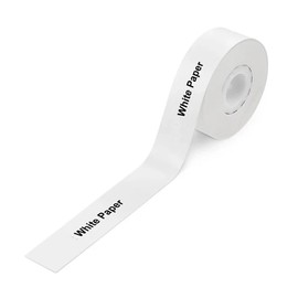 Label Maker Tape Compatible for MAKEID L1 Label Printer, Label Printer Paper Waterproof Anti-Oil Scratch-Resistant Sticker 16mmx4m (White)