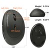 SANWA 2.4G Wireless Ergonomic Mouse, Optical Vertical Ergo Mice for