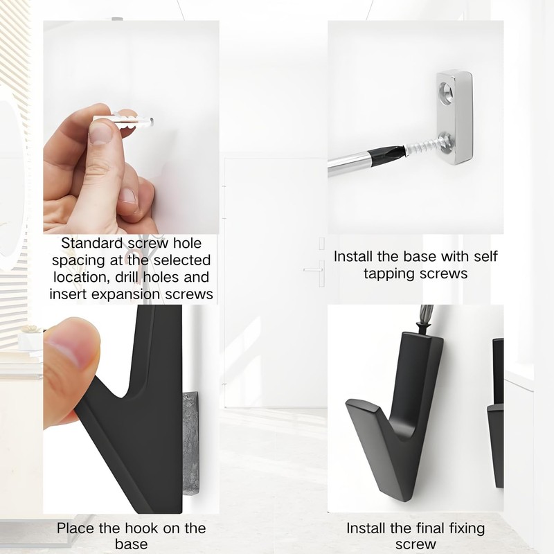 Super Strong Screw Hook (Pack of 4) - Wall Hooks
