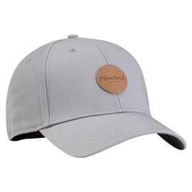 Cleveland Lifestyle Brown Patch Hat (Grey, Adjustable) Golf Cap