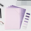 Luxoraiova Pack of 5 A4 Document Wallets, Waterproof Document Folders,