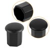 Laroal Resilient Black-ish Cap Lacrosse Butt Cover Lacrosse Butt Caps