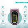 Pulse Oximeter Fingertip Rechargeable, Pulse Oximeter and Oxygen Monitor with