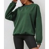 MSBESYOR Women’s Oversized Sweatshirt Crewneck Pullover Top Casual Drop Shoulder