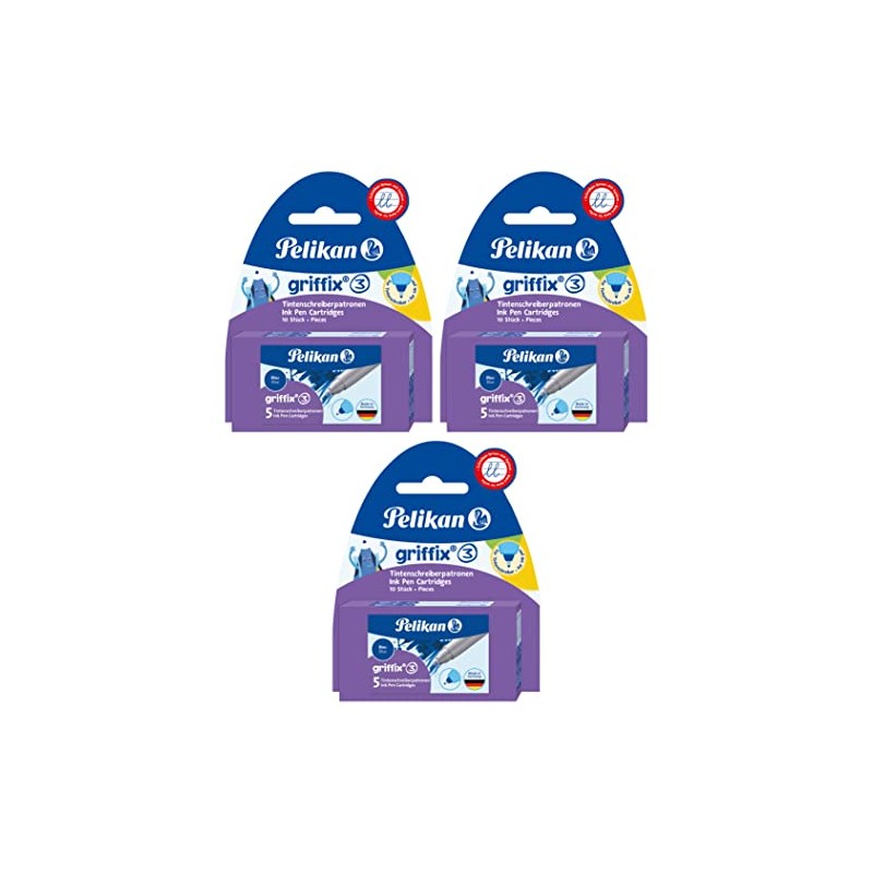 Pelikan 943399 Rollerball Pen Cartridges Blue (Pack of 30)