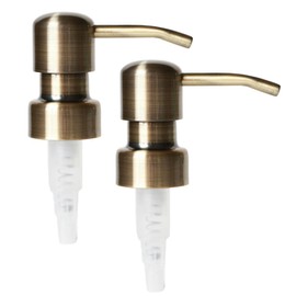 Jarmazing Products Brass Soap and Lotion Replacement Pump - Bird Head - Two Pack