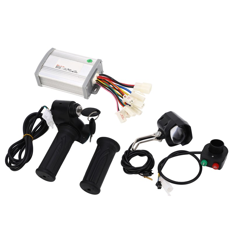 36V 800W Electric Bike Controller Handlebar Kit Overcurrent Protection Brush