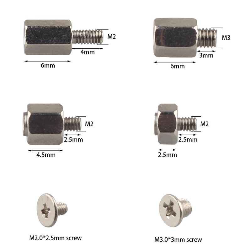 ZDE ZE018 M.2 SSD Screws Kit NVMe M.2 SSD Mounting