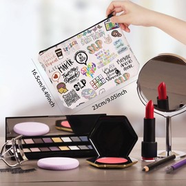 Speech Language Pathologist Gift SLP Therapy Quote Inspired Canvas Makeup Bag (SLP CA)