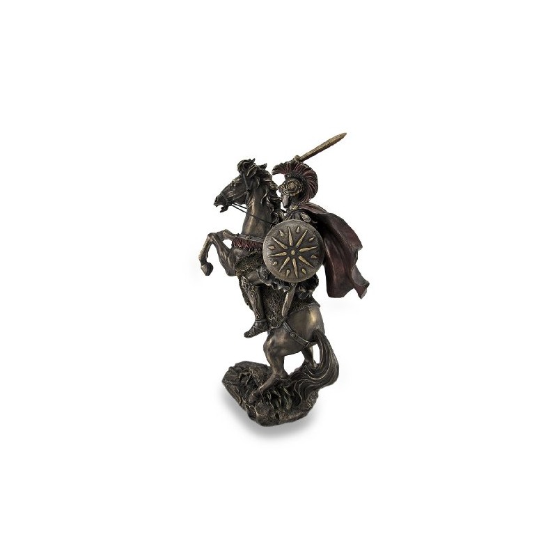 Things2Die4 Alexander The Great Riding Bucephalus Bronzed Sculptural Statue