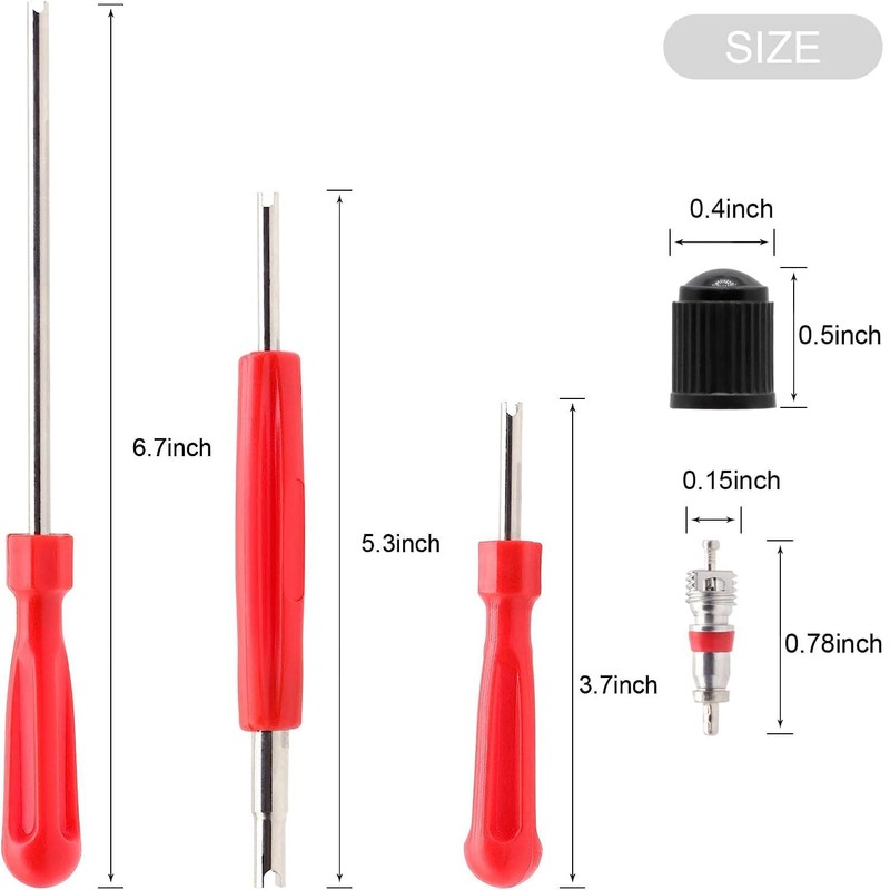 ZHSMS Valve Stem Puller Installer Tool, 5Pcs TR412, 5Pcs TR413,