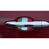 Fiat 500 Italian Flag Car Auto Door Handle Trim Molding