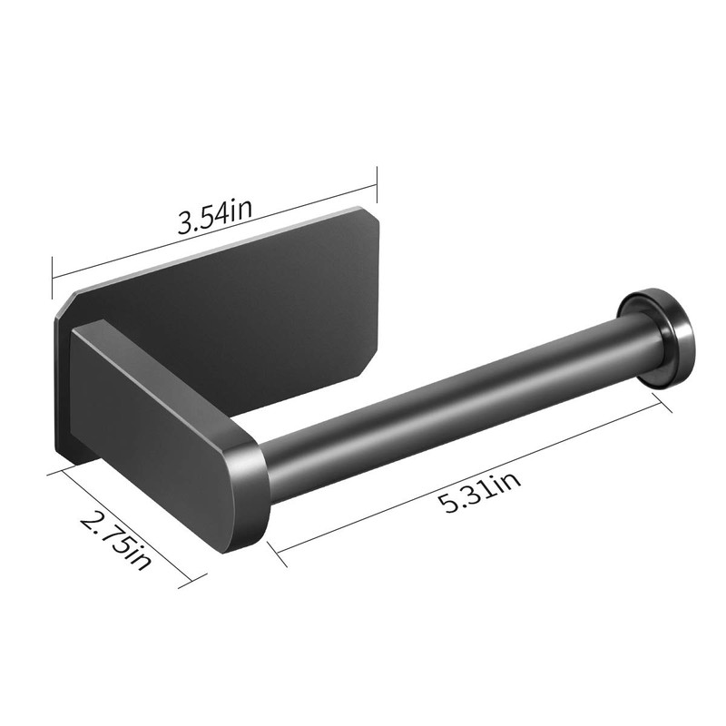 VAEHOLD Self Adhesive Toilet Paper Holder Kitchen Washroom Adhesive Toilet