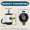 4-Pack Heavy-Duty Stem Casters with Retractable Wheels 2200 Lbs Total