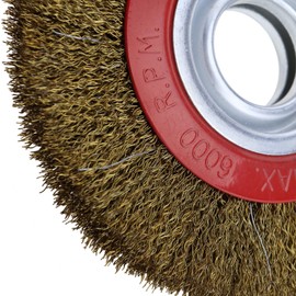 Wire Brushes Sanding Brushes 200 mm for One-Hand Angle Grinder Steel Wire, Ideal for Rust Removal