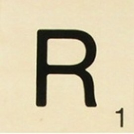 Large Wooden Scrabble Letter 10cm