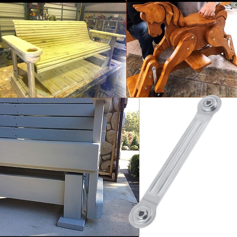 L Continue 4 Pack Glider Bracket Hardware, Hardware Center Distance