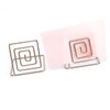 CAXUSD 20pcs Square Memo Holders for Wedding Banquet Elegant Place