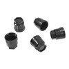 1985-1996 Corvette Wheel Lug Nut Cap Black Plastic Set of
