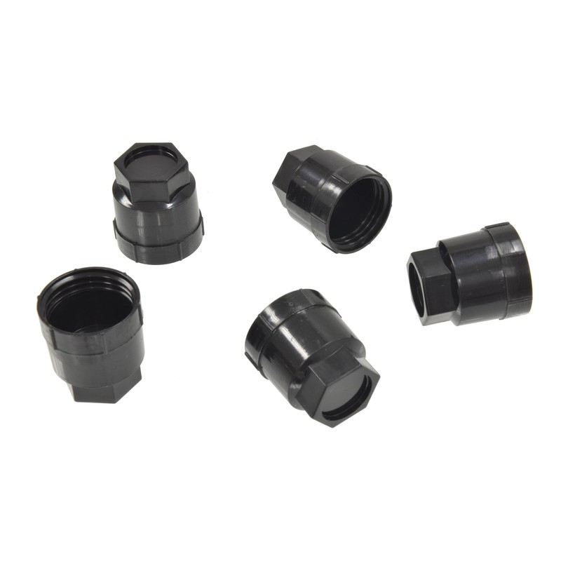 1985-1996 Corvette Wheel Lug Nut Cap Black Plastic Set of