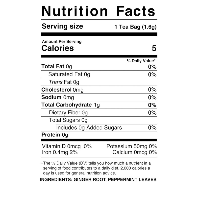 Grace Special Select Ginger & Mint Tea Bags 1.34oz -