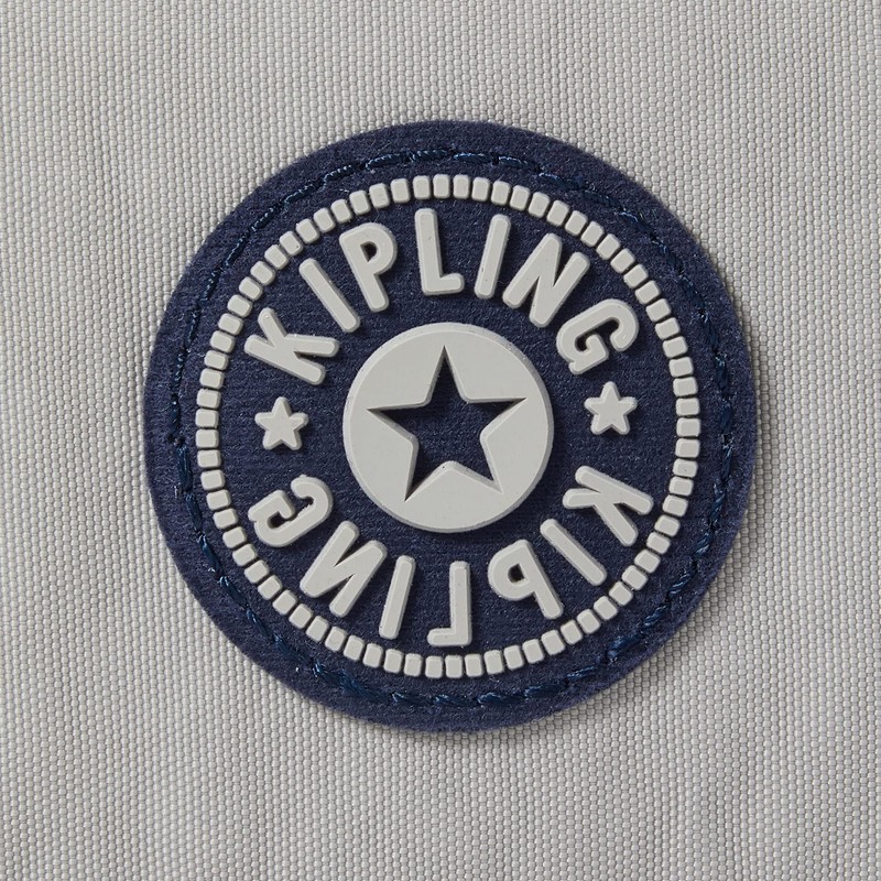 Kipling DUOBOX Pencil Case with Zip, Grey (playful grey), DUOBOX