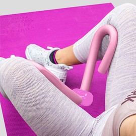 Phoenix Fitness Thigh Toner - Muscle Toning Gym or Home Equipment - Leg Blaster Toner for Trimming Arms, Abs, Glutes and Legs, Pink