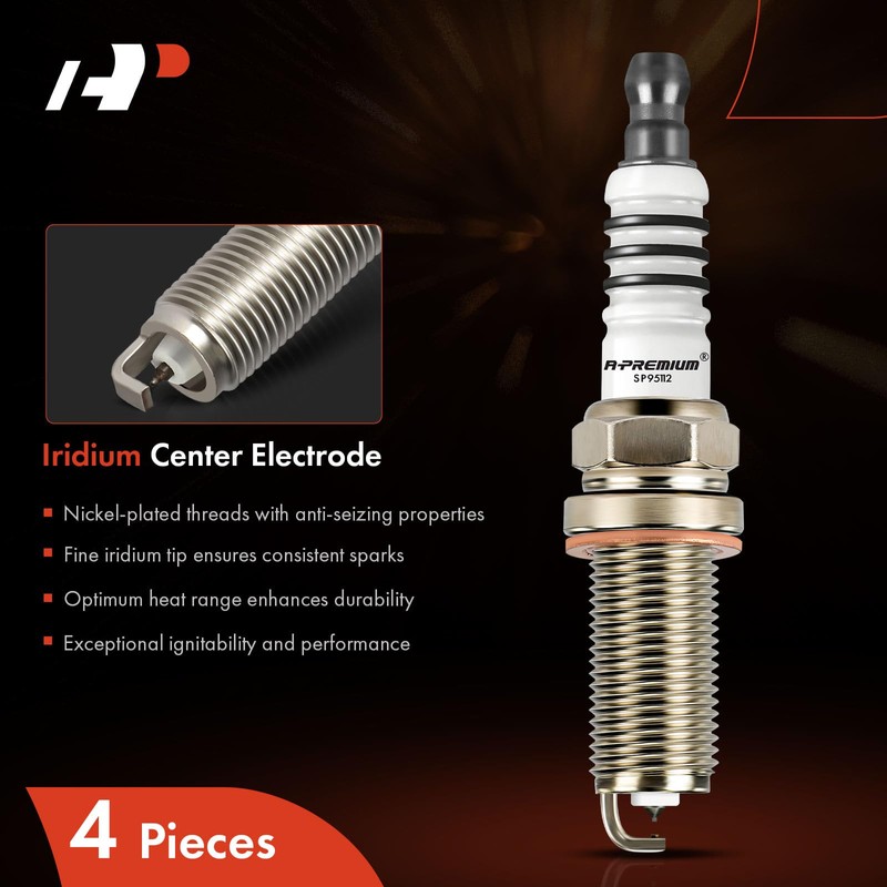 A-Premium - Bujía de iridio compatible con Honda Civic 2016