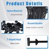 100Pcs Heavy Duty Nylon Universal Cable Tie Buckle for Car,