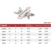 8 Pcs 2mm Wire Rope Clamp Wire Rope Butterfly Buckle