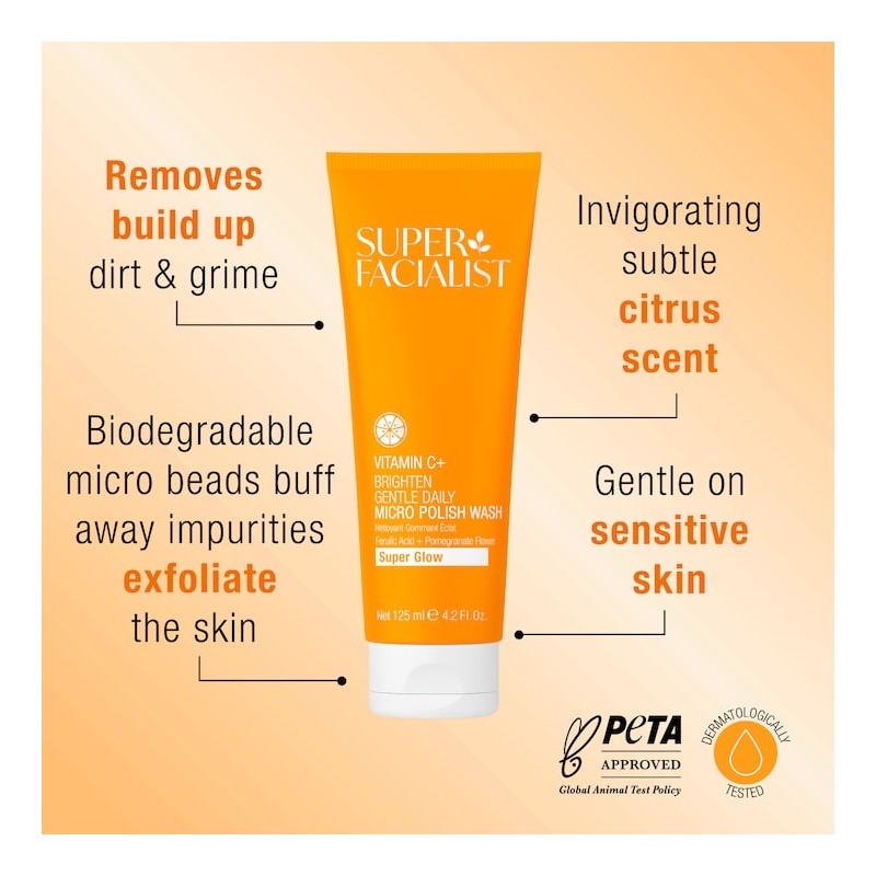 Super Facialist Vitamin C Micropolish Wash