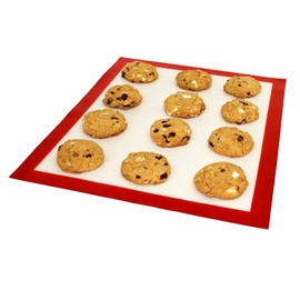 DoughEZ Silicone Non-stick Reusable Silicone Fiber Mesh Baking Mat, Oven Safe Up to 480° F, Dishwasher Safe, BPA Free, 11 x 16.5-Inch