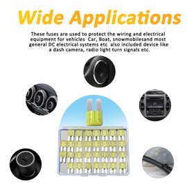 30PCS Micro 2 Blade Fuse ATR/APT Micro2 Fuse ATR/APT Blade Fuse Kit for Car Boat Truck SUV Automotive Replacement Fuses (10A) (20A)