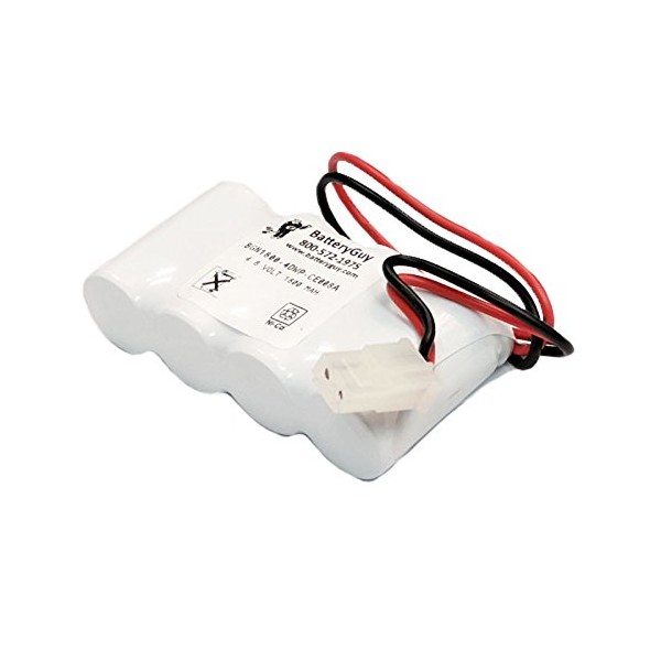BatteryGuy ELB-0502N Replacement 4.8V 1800mAh Nickel Cadmium Emergency Lighting Battery