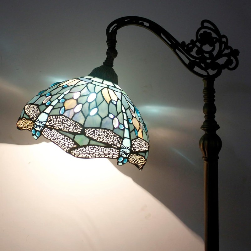 TCODTPOL Tiffany Floor Lamp Base Only, for 12-18 Inch Stained
