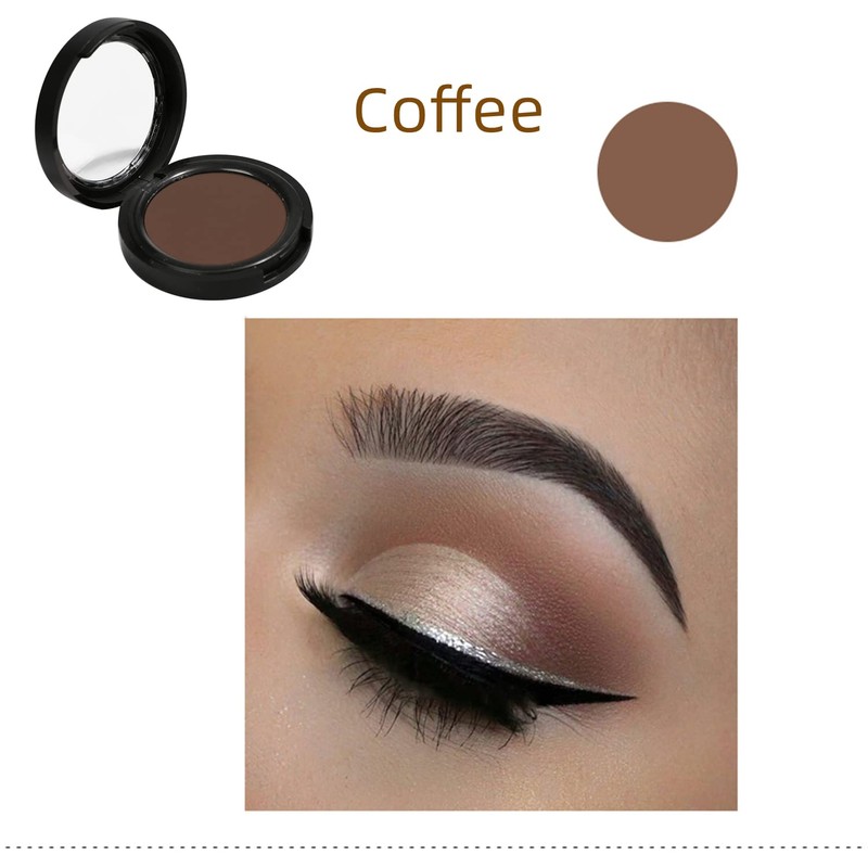 Mysense Single Matte Coffee Eyeshadow,Pressed Fine Powder Eyeshadow,High Pigment Longwear