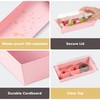 Leafiew Leafiew 50 Pack 7.5x3.3 Inches Small Clear Treat Boxes-Dessert