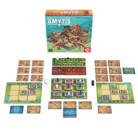 Game Factory 646044 A City for Amytis, Exciting Duel Game, Tactical Game for 2 People from 10 Years, Board Game for 2 People, Board Game