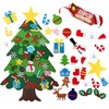 ANTFEES 3.2 FT DIY Felt Christmas Tree Set for Kids