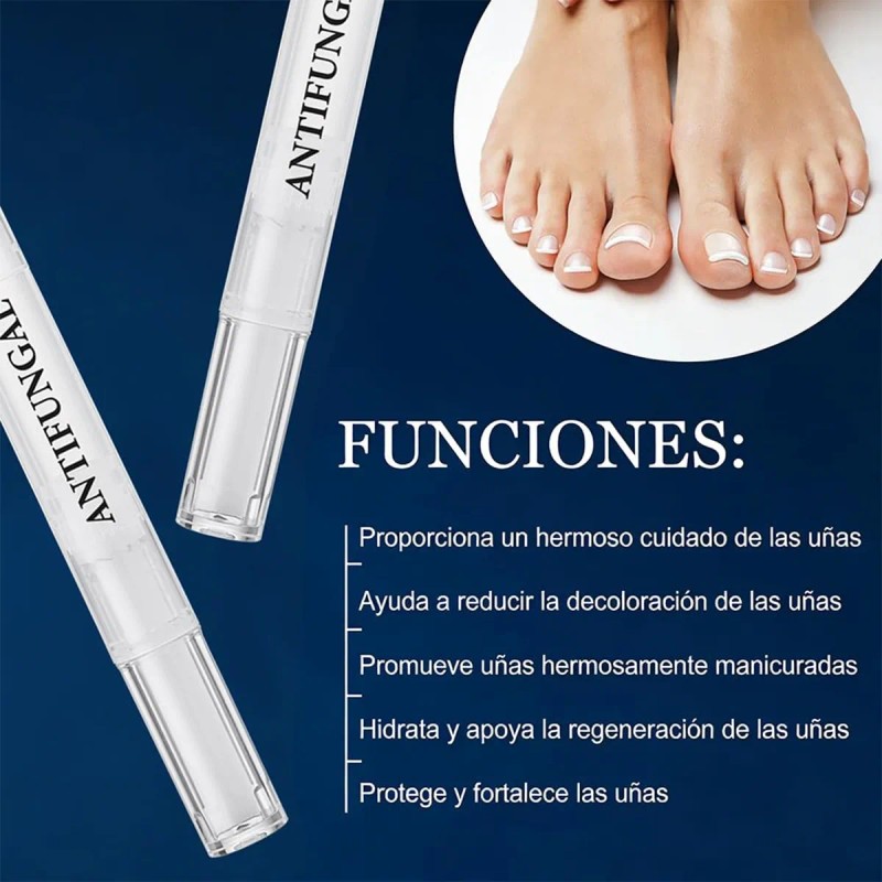 Seralia Lápiz Antihongos 3 Unids, Cuidado Cosmético Uñas /