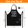 Moslyn Funny Cooking Apron for Men Grilling BBQ Chef Cooking