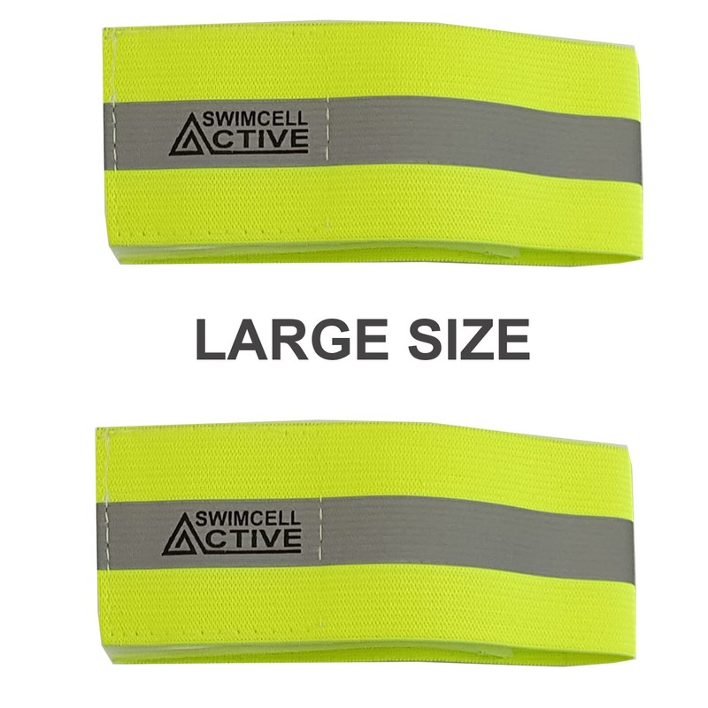 SwimCell High Visibility Reflective Armbands - Reflective Running Gear -