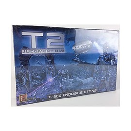 Pegasus Hobby 1/32 Terminator 2 T-800 end-Skeleton (5 Body Set) Chrome Plated Specification Plastic Model kit PH9217
