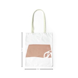Bonamaison Printed Tote Bag, Reusable Grocery Bag, Shopping Bag, Machine Washable, Foldable, Canvas Cloth Bag with Handles, Size: 34x40 Cm
